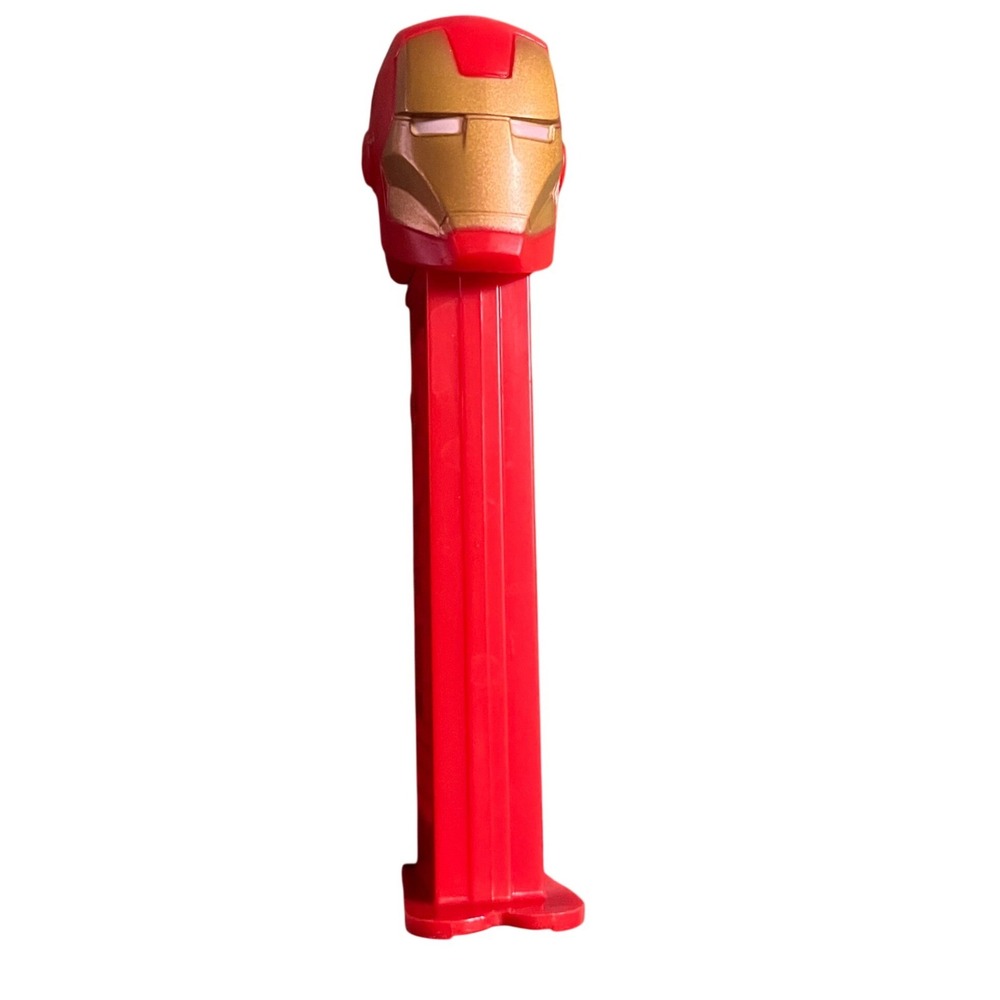 Marvel Avengers Iron Man PEZ Dispenser Red Gold‎ Tony Stark Collectible Toy